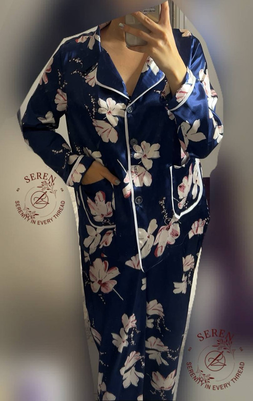 تنخور ست لباس خواب شکوفه شب