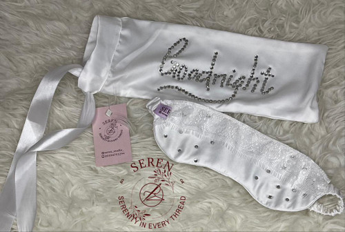 چشم بند سپیدار به همراه کاور نگینی