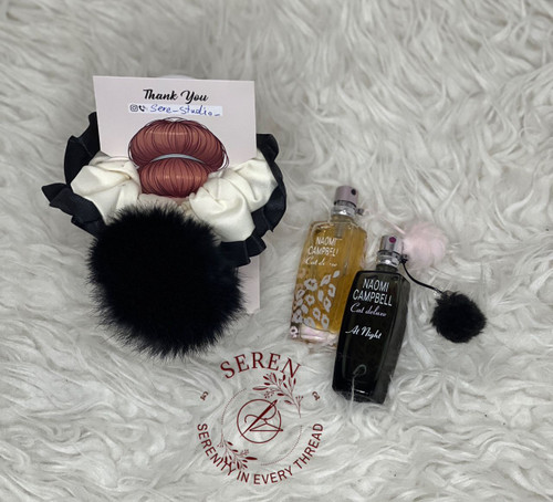 اسکرانچی ساتن شیری خزدار