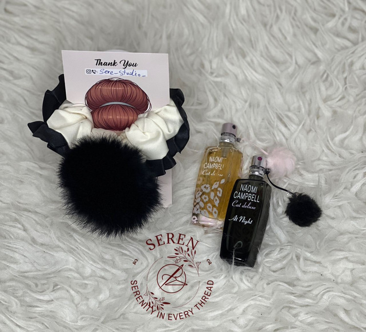 اسکرانچی ساتن شیری خزدار