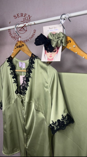 ست کامل لباس خواب ماچا